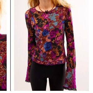 Free People From The Heart Top